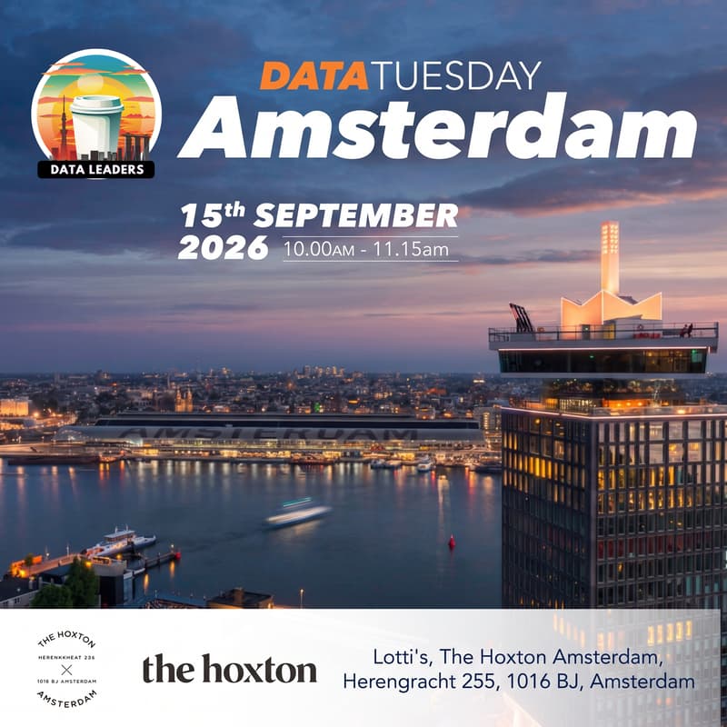 Cover Image for Data Leaders Amsterdam #3 - Tech × Research × Industry (Data Tuesday Tokyo & Singapore collab)