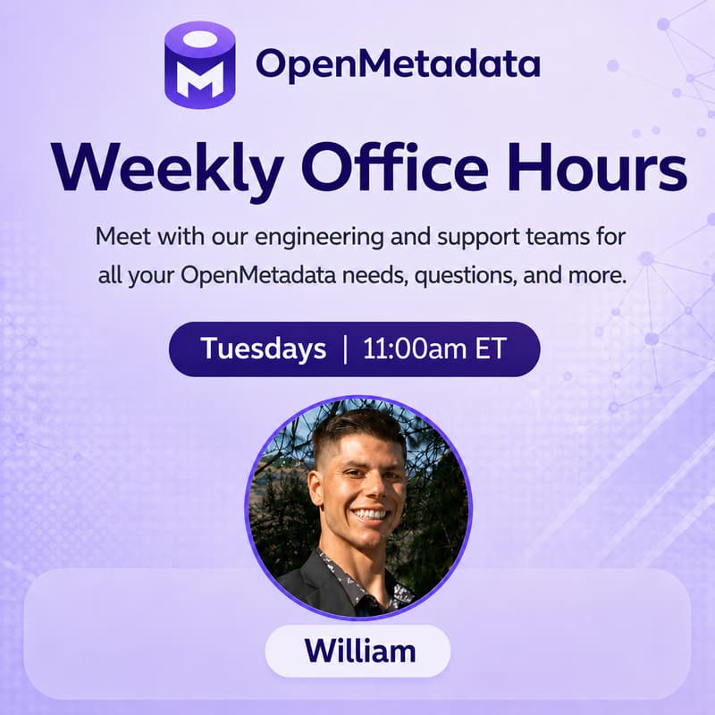 Cover Image for OpenMetadata Office Hours