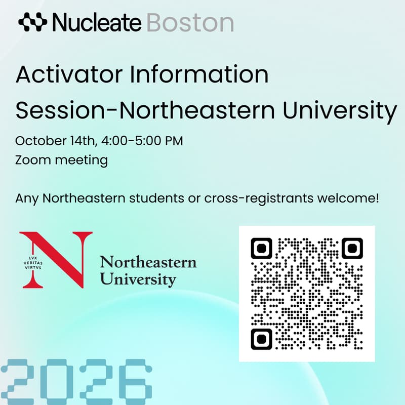 Cover Image for Nucleate Boston Activator Info Session-Northeastern University