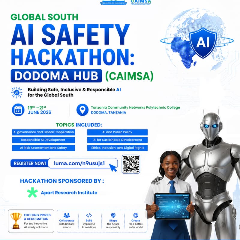 Cover Image for Global South AI Safety Hackathon: Dodoma Hub (CAIMSA)