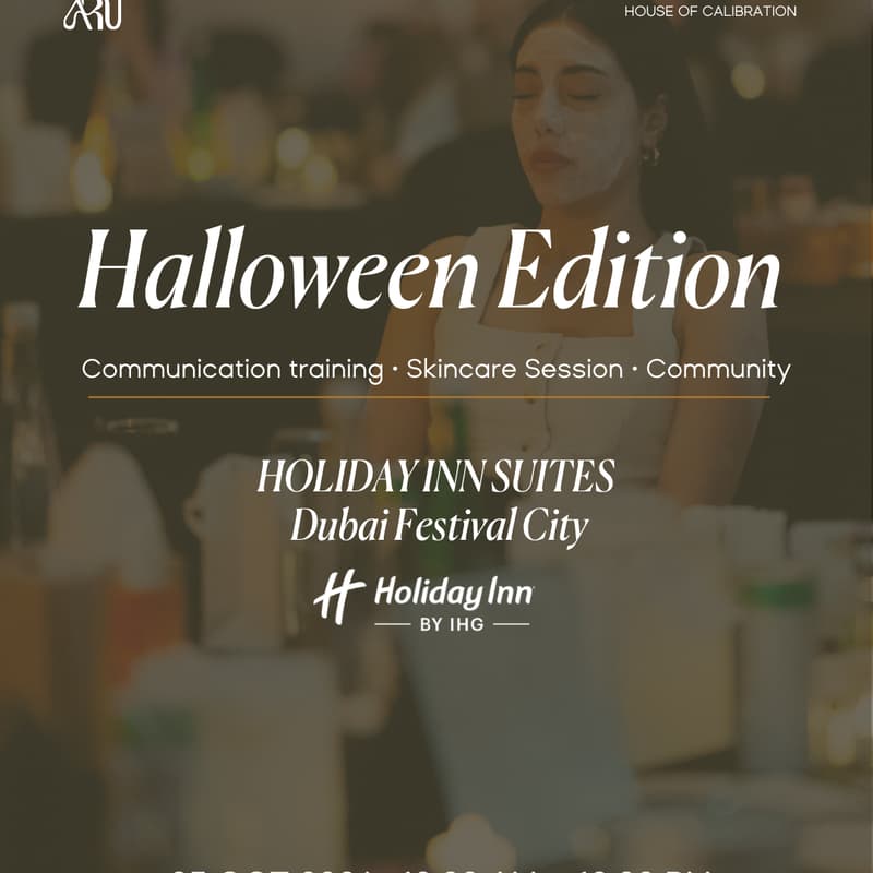 Cover Image for ARU Halloween Edition: Wellness Event for Ambitious Women in Dubai 🎃🖤