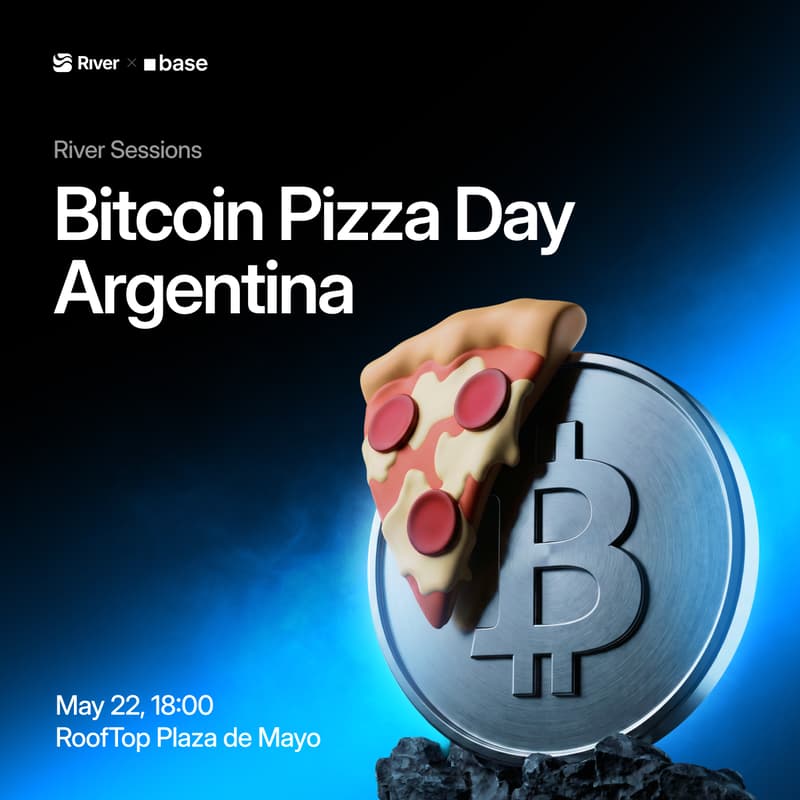 Cover Image for River x Base | Bitcoin Pizza Day