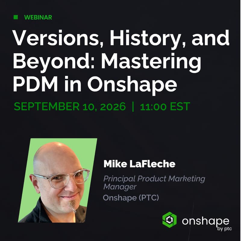 Cover Image for Versions, History, and Beyond: Mastering PDM in Onshape