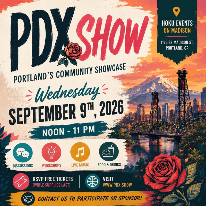 Cover Image for PDX.Show — Portland's Community Meetup