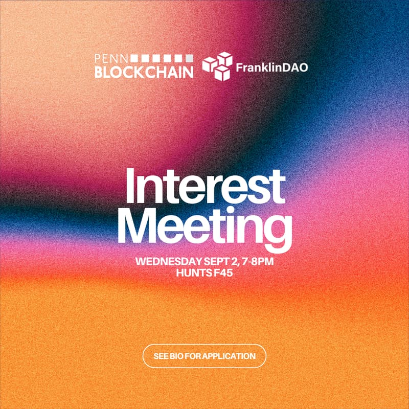 Cover Image for Penn Blockchain Interest Meeting