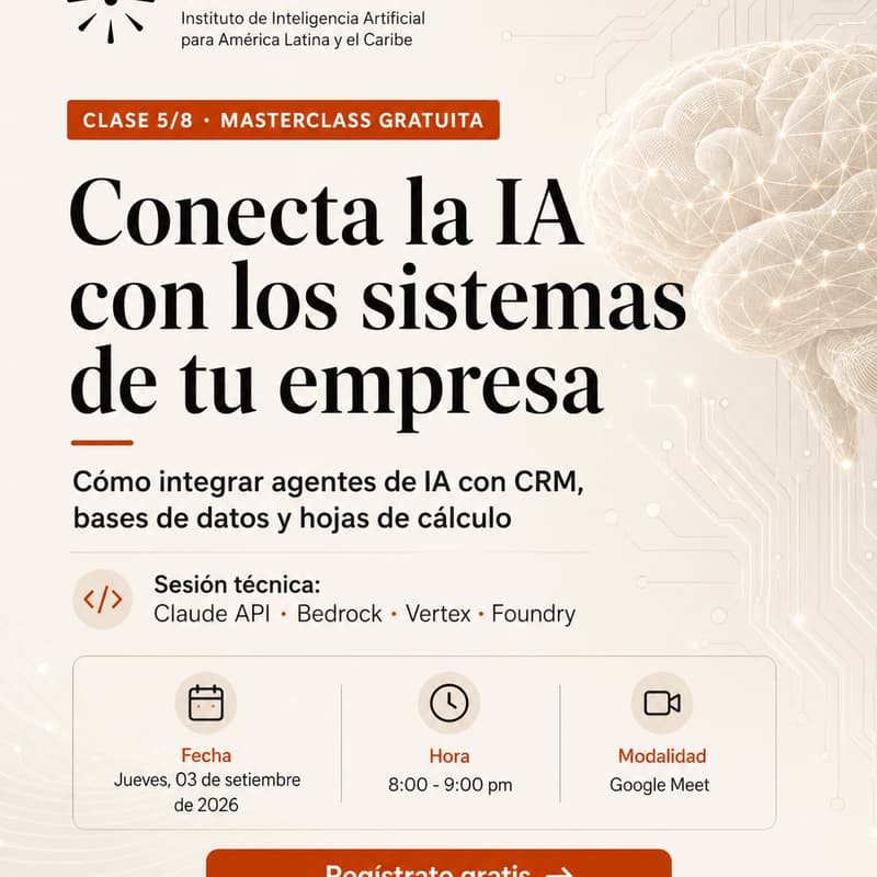 Foto de portada de AINI Academy - Clase 5/8: Uso via API de Claude, Bedrock, Vertex o Microsoft Foundry - Conecta tus sistemas