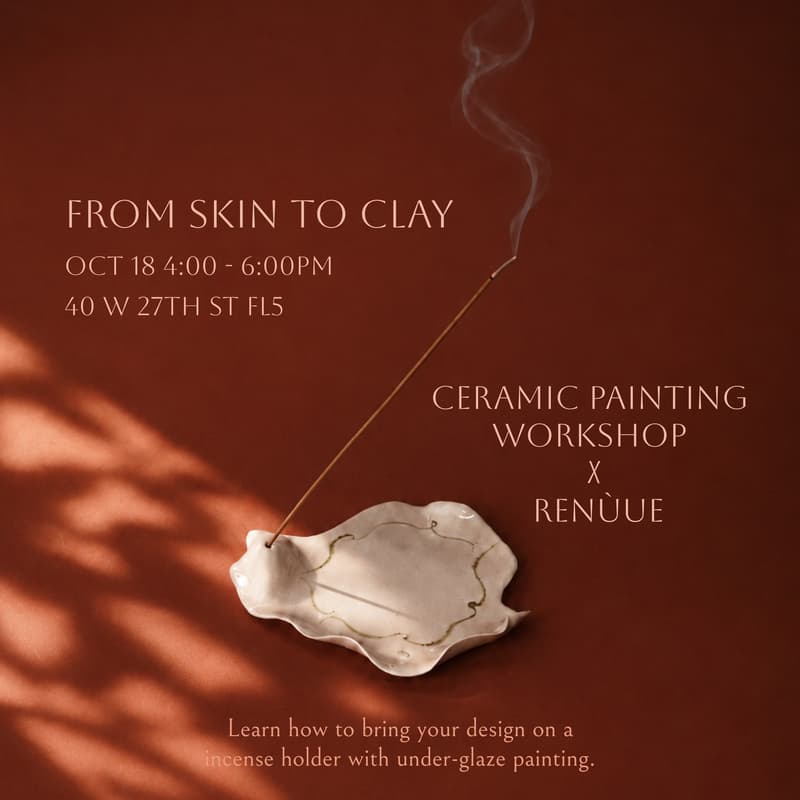 Cover Image for RENUUE X Ceramic Painting Workshop