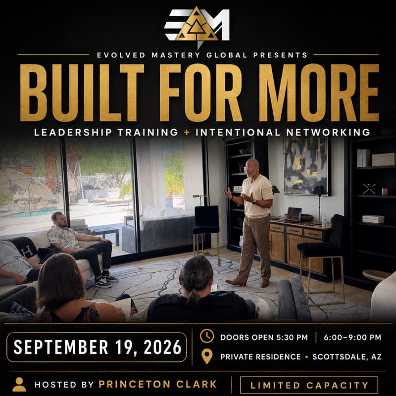 Cover Image for BUILT FOR MORE Leadership Training + Networking Event