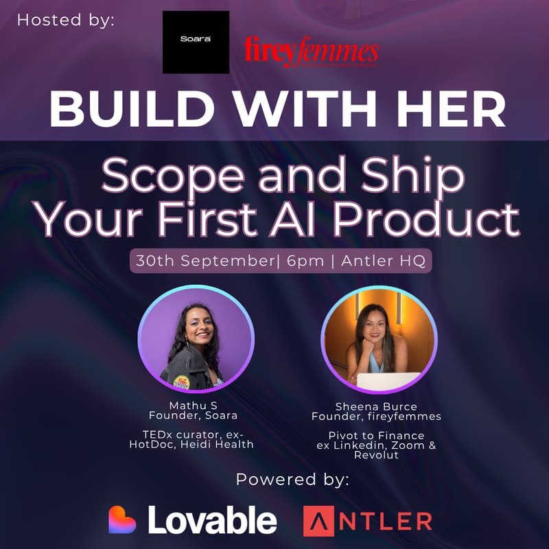 Cover Image for BUILD WITH HER: Scope and Ship Your First AI Product
