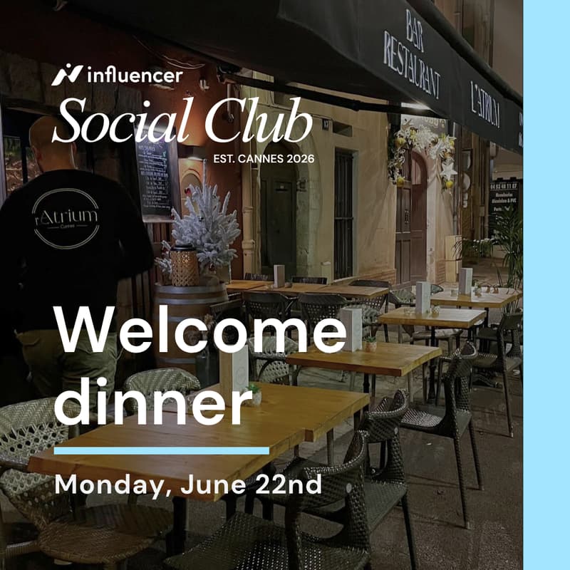 Cover Image for Influencer Welcome Dinner