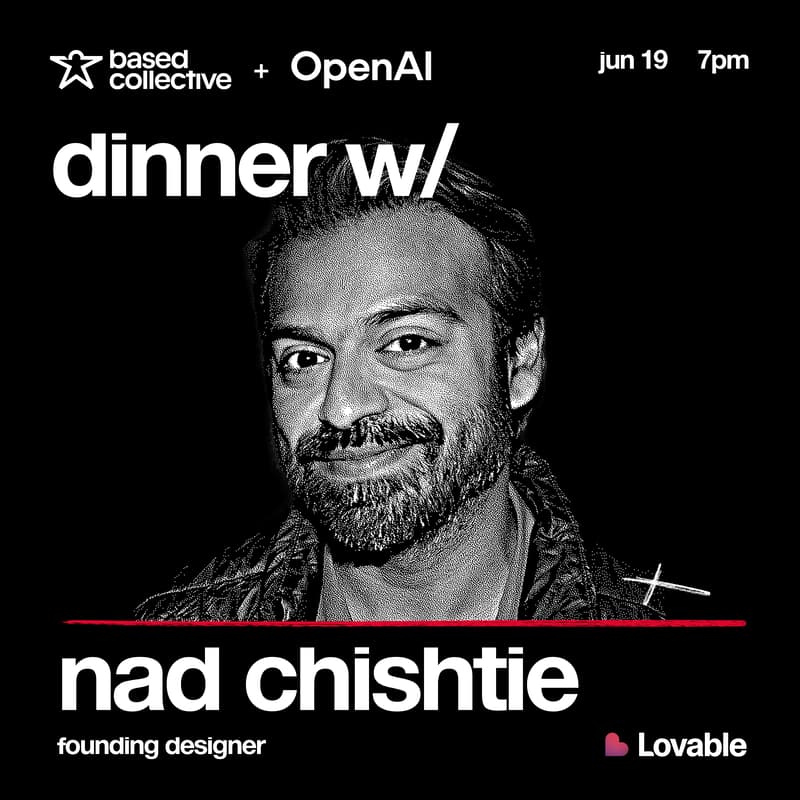 Cover Image for dinner w/ nad chishtie (lovable)