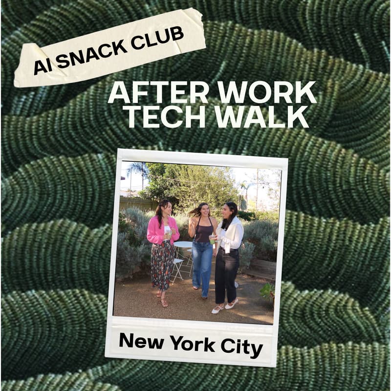 Cover Image for After Work Meetup & Park Walk | Women in AI