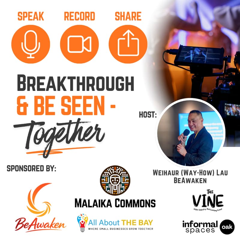Cover Image for Speak. Record. Share. - Breakthrough and BE SEEN
