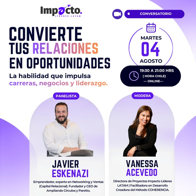 Cover Image for Impacto Talks #2 | Convierte tus relaciones en oportunidades