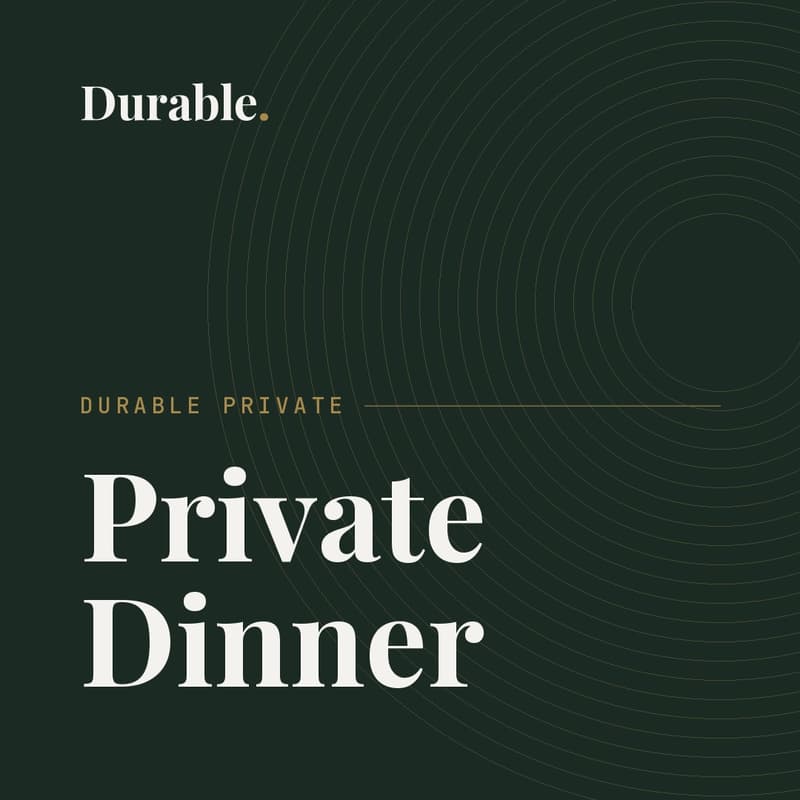 Cover Image for Private Dinner — 10-12 CEOs & owners, by approval, no agenda