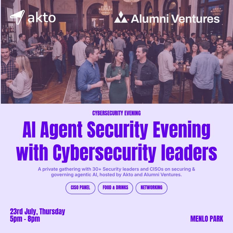 Cover Image for AI Agent Security Evening with Cybersecurity Leaders