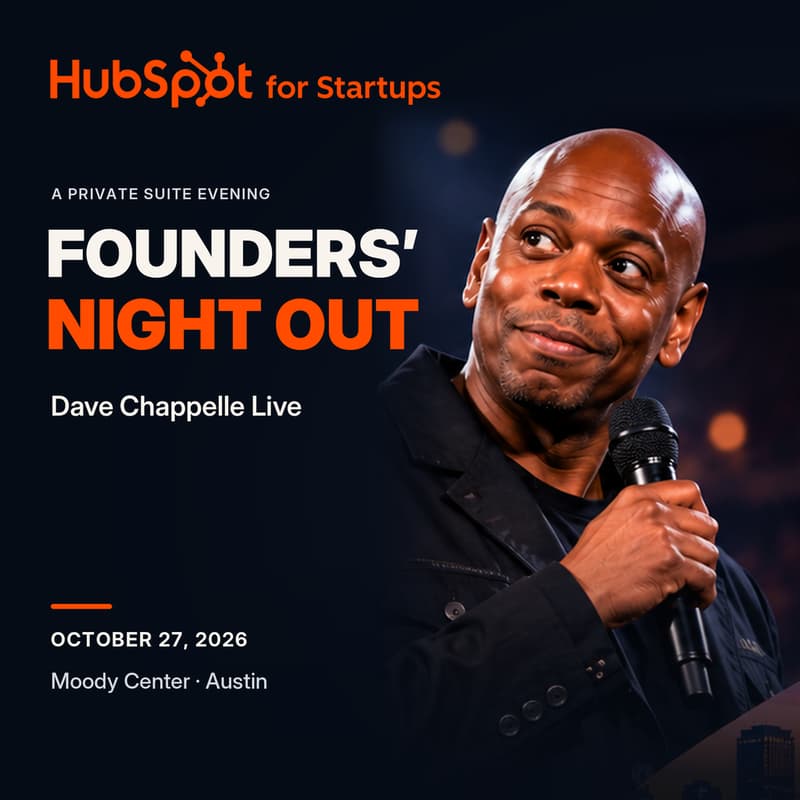 Cover Image for Dave Chappelle Live | A Private Suite Evening with HubSpot for Startups