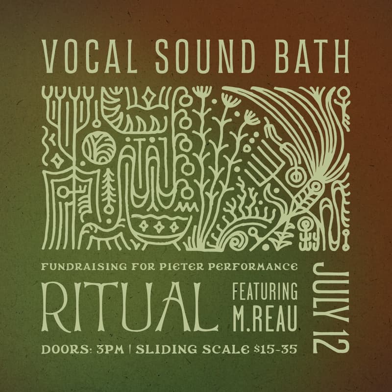 Cover Image for Vocal Sound Bath by Ritual feat. m.reau