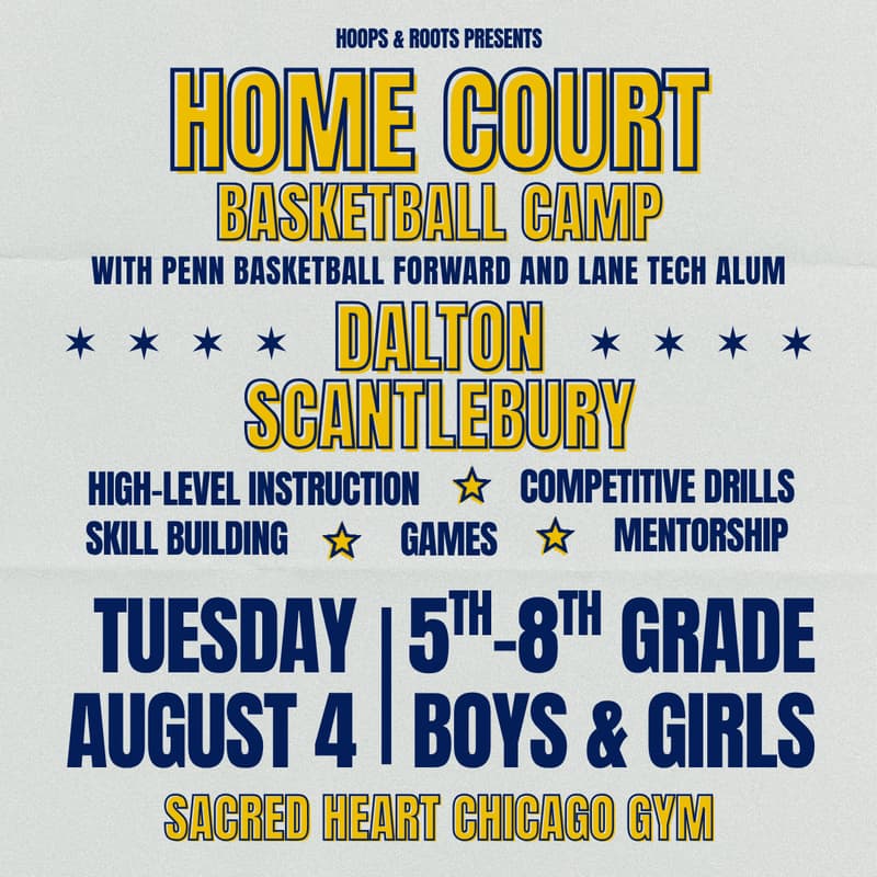 Cover Image for Home Court Basketball Camp w/ Dalton Scantlebury | Aug 4th | 9a-12p
