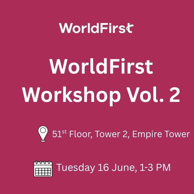 Cover Image for WorldFirst Workshop - June Edition