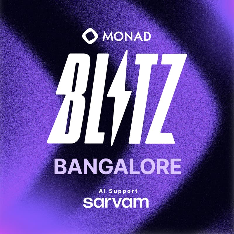Cover Image for Monad Blitz Bangalore V4 - The Agent Economy
