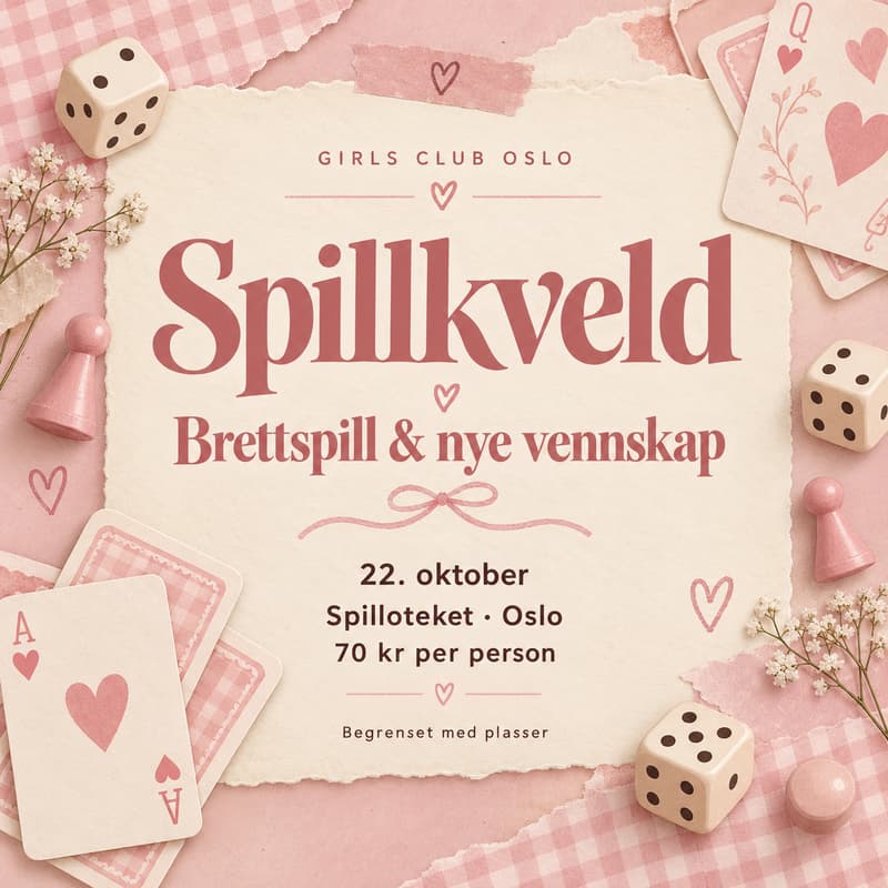 Cover Image for Jentekveld på Spilloteket 🩷