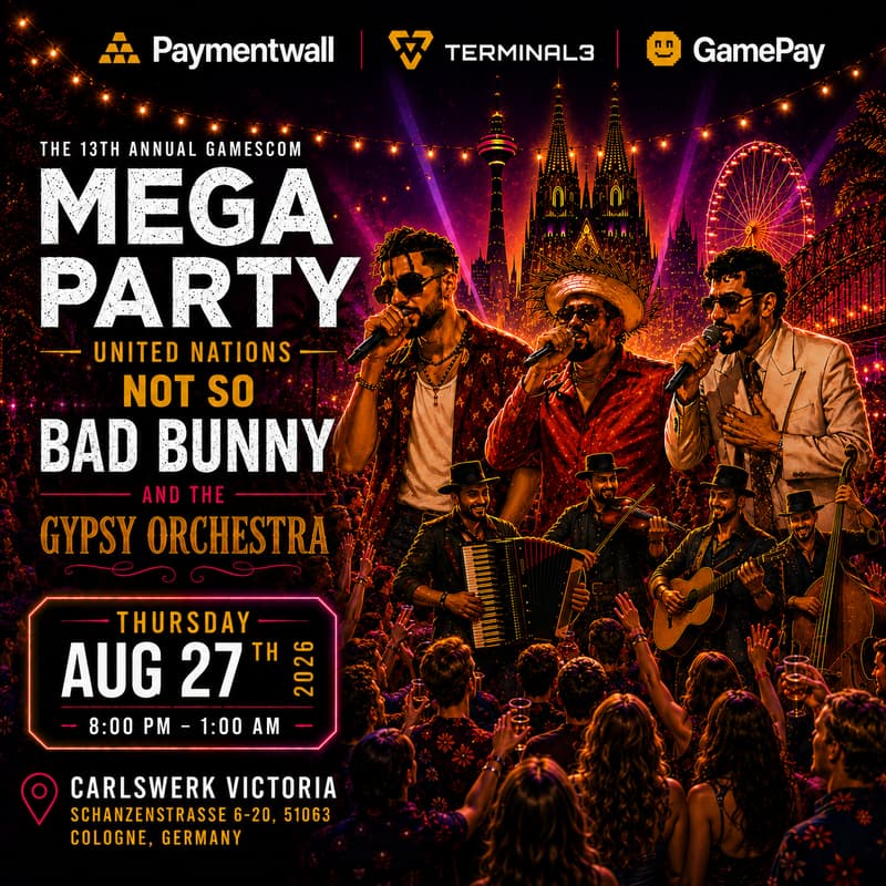 Cover Image for THE MEGA PARTY 2026: Not So Bad Bunny and the Gypsy Orchestra