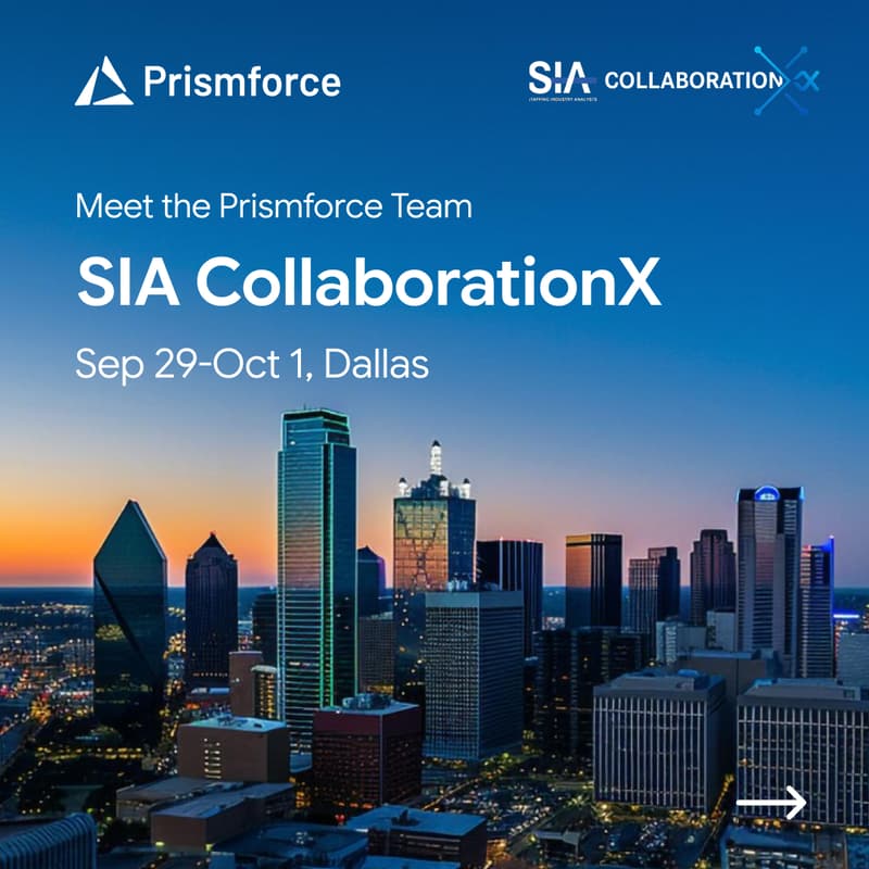 Cover Image for Meet the Prismforce Team at SIA CollaborationX 2026 — Dallas