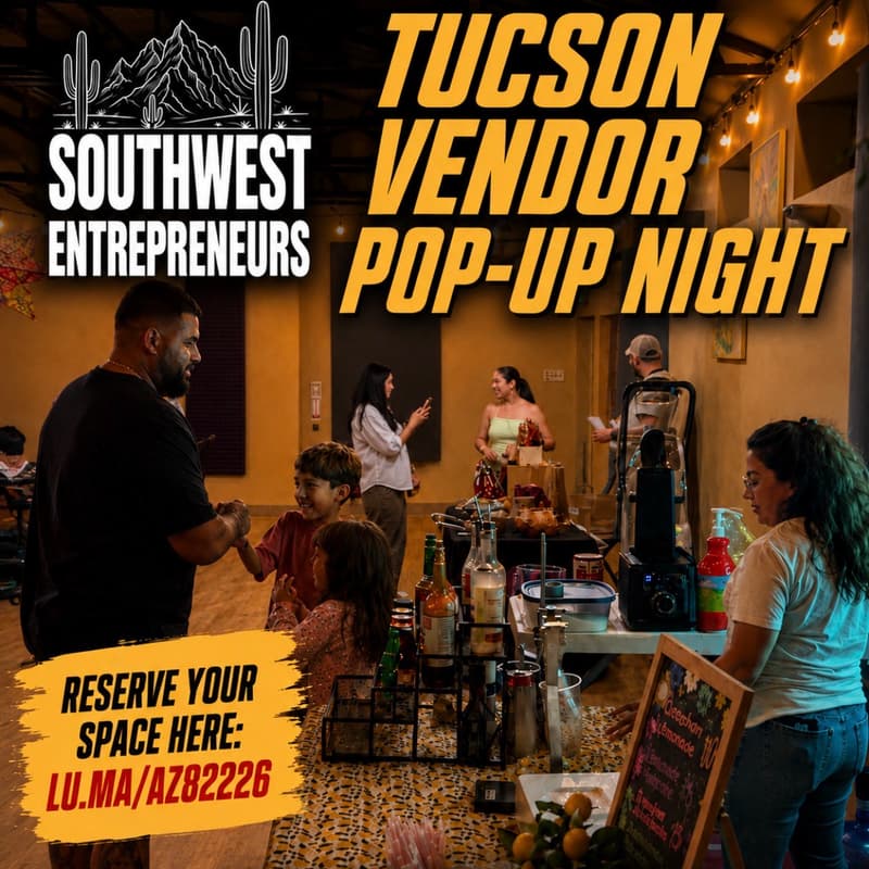 Cover Image for TUCSON VENDOR POP-UP NIGHT!