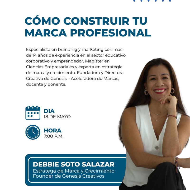 Cover Image for Webinar: Cómo construir tu marca profesional desde la universidad/Instituto