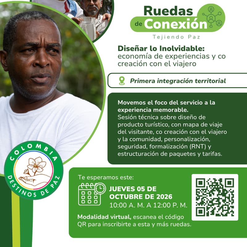 Cover Image for Diseñar lo Inolvidable: economía de experiencias y co creación con el viajero Territorios de Conexión – Primera integración territorial
