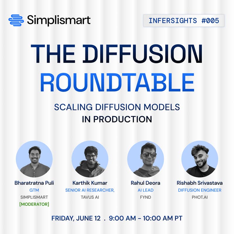 Cover Image for Webinar: Scaling Diffusion Models in Production