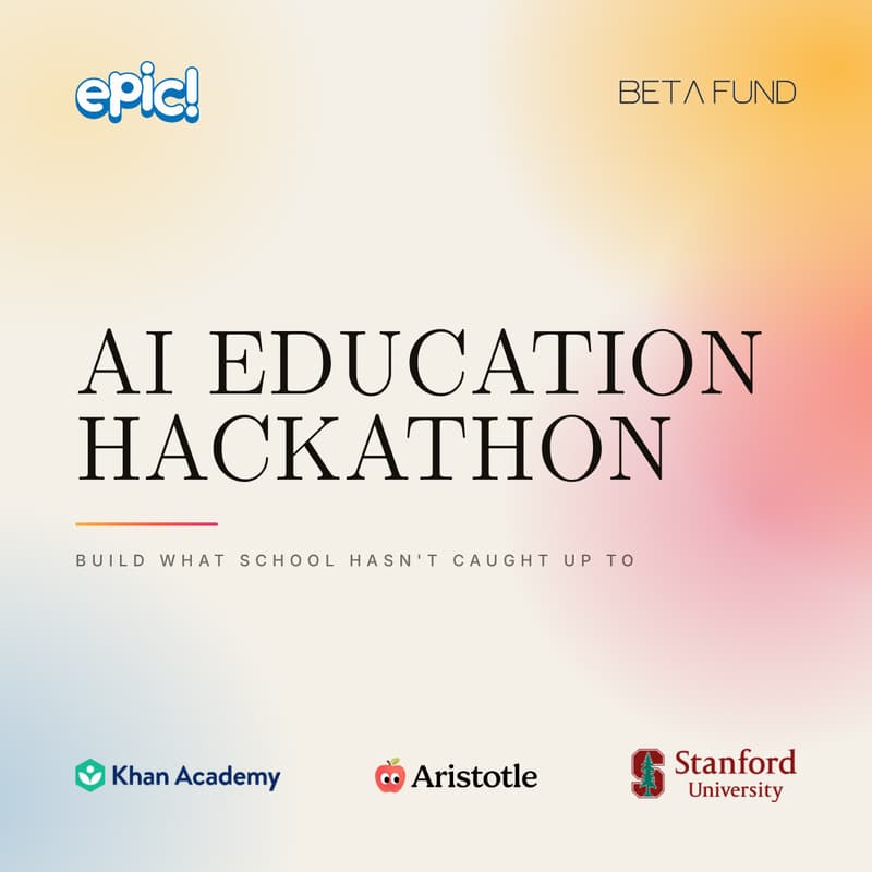 Cover Image for AI + Education Hackathon@Stanford