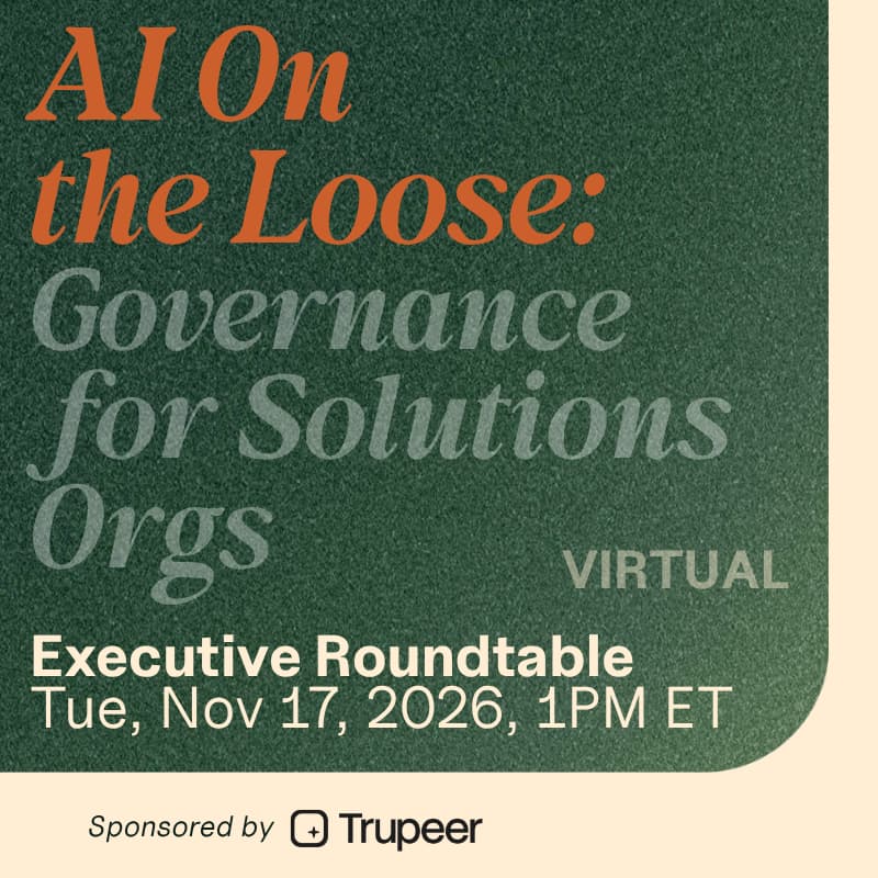 Cover Image for AI On the Loose: Governance for Solutions Orgs