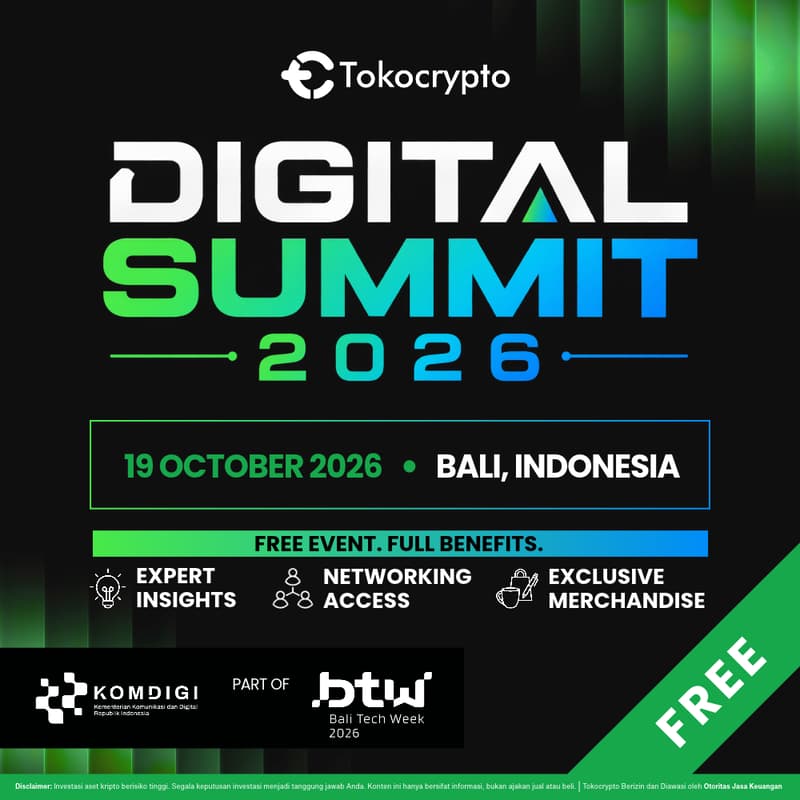 Cover Image for Tokocrypto Digital Summit | FREE!