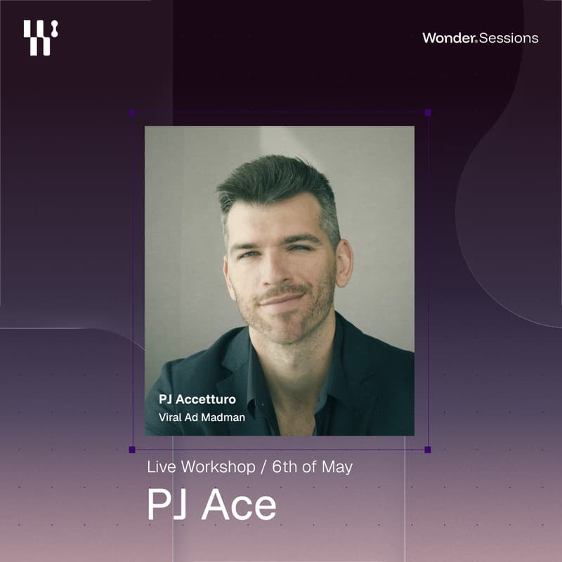 Cover Image for Wonder Sessions x PJ Ace - Live Workshop in AI Production
