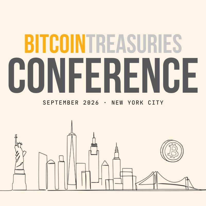 Cover Image for Bitcoin Treasuries Conference: September 2026