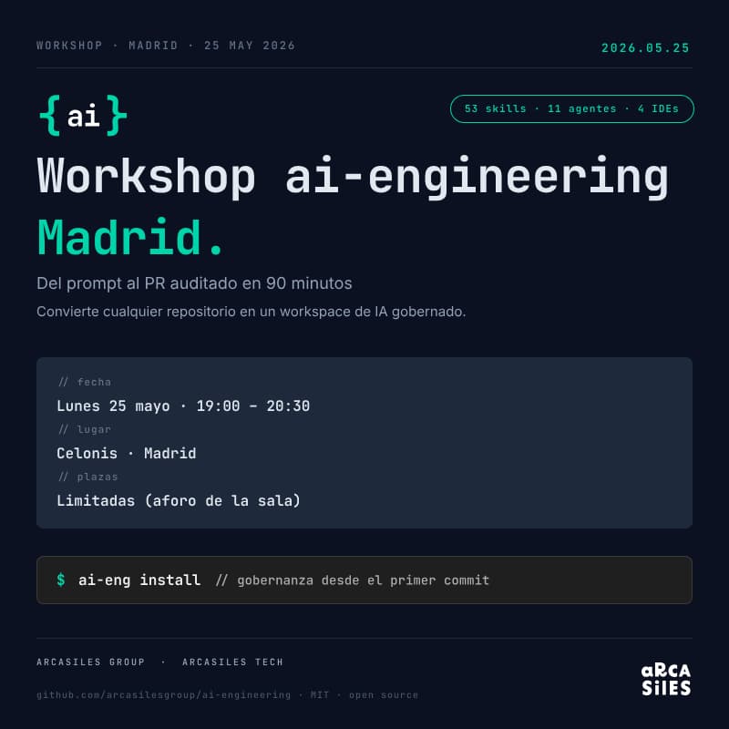Cover Image for AI Engineering Workshop by Arcasiles TECH