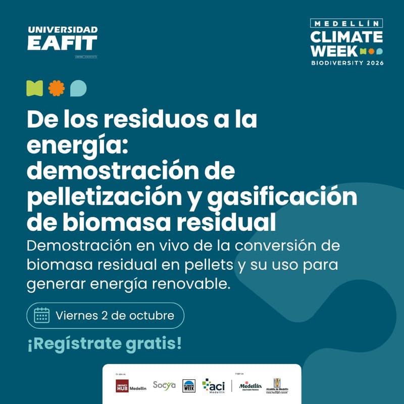 Cover Image for De los residuos a la energía: demostración de pelletización y gasificación de biomasa residual