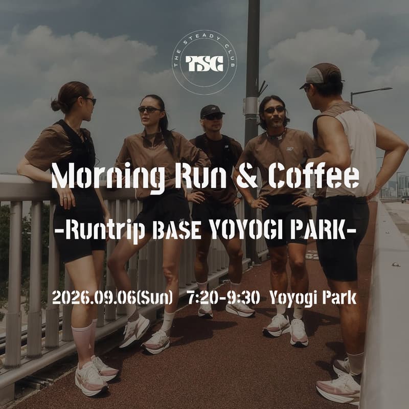 Cover Image for TSC Morning Run & Coffee -Runtrip BASE YOYOGI PARK- 9/6