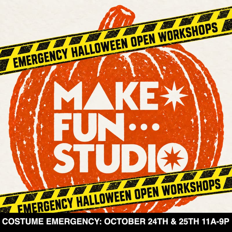 Cover Image for **Emergency Halloween Costume-Making Open Workshops 👻✂️