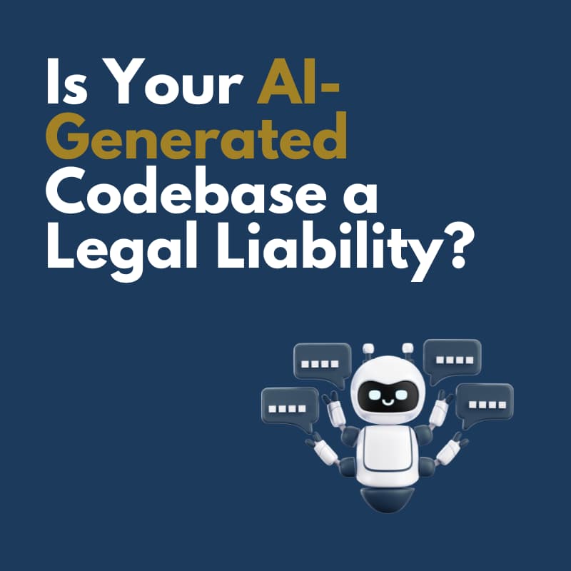 Cover Image for Webinar: Is Your AI-Generated Codebase a Legal Liability?