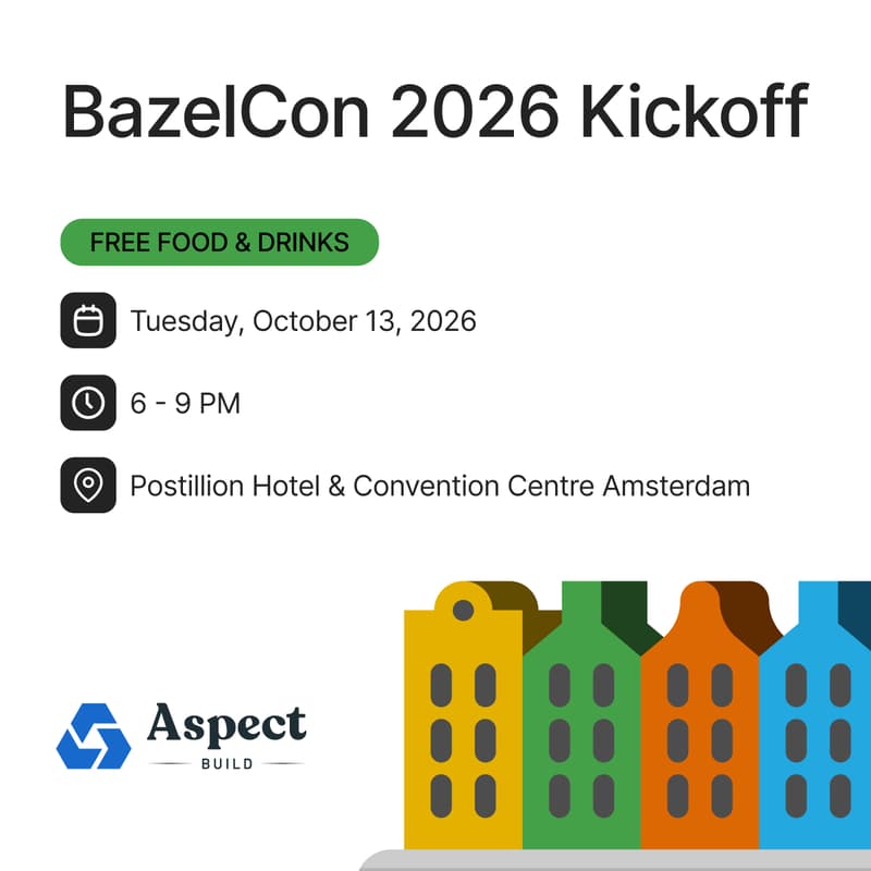 Cover Image for BazelCon Kickoff