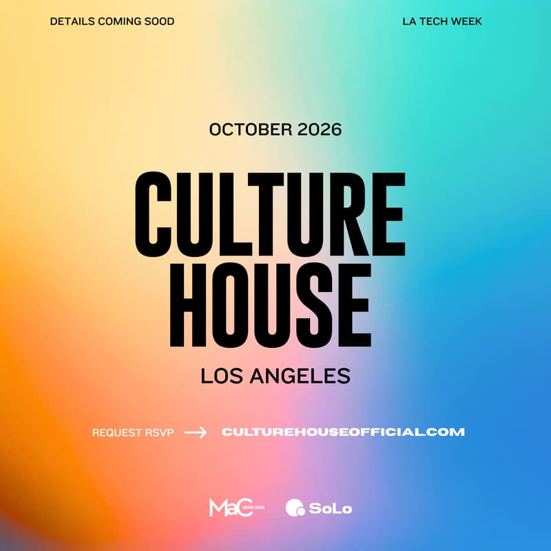 Cover Image for Culture House | LA Tech Week 2026