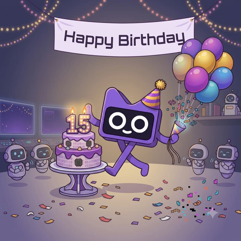 Cover Image for Kotlin 15 歲蛋糕慶生趴(Kotlin's 15th Birthday Cake Party)