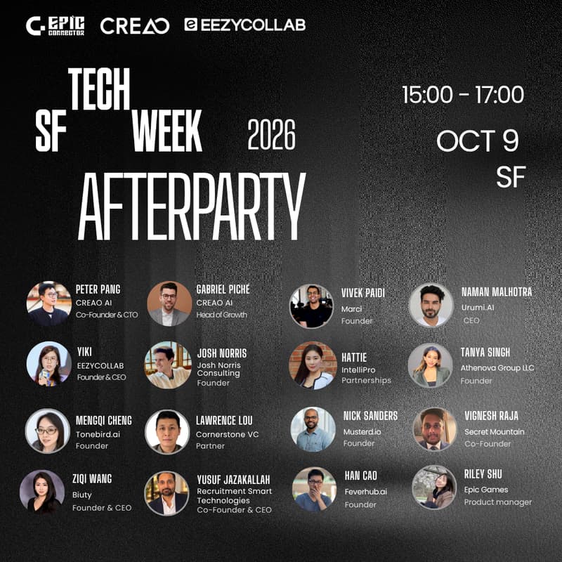 Cover Image for SF Techweek 2026 Afterparty-Meet Founders & Investors
