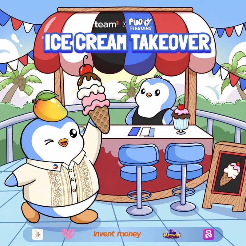 Cover Image for Team1 x Pudgy Ice Cream Takeover