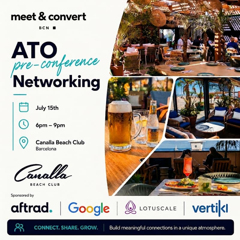 Cover Image for Meet&Convert - ATO pre-conference Networking July 15th