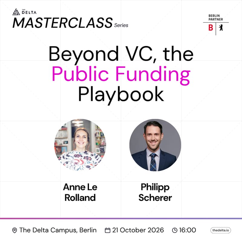Cover Image for Masterclass: Beyond VC, the Public Funding Playbook