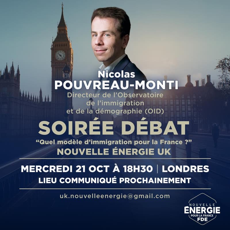 Cover Image for Échange Nouvelle Énergie UK exceptionnel - Nicolas Pouvreau-Monti à Londres